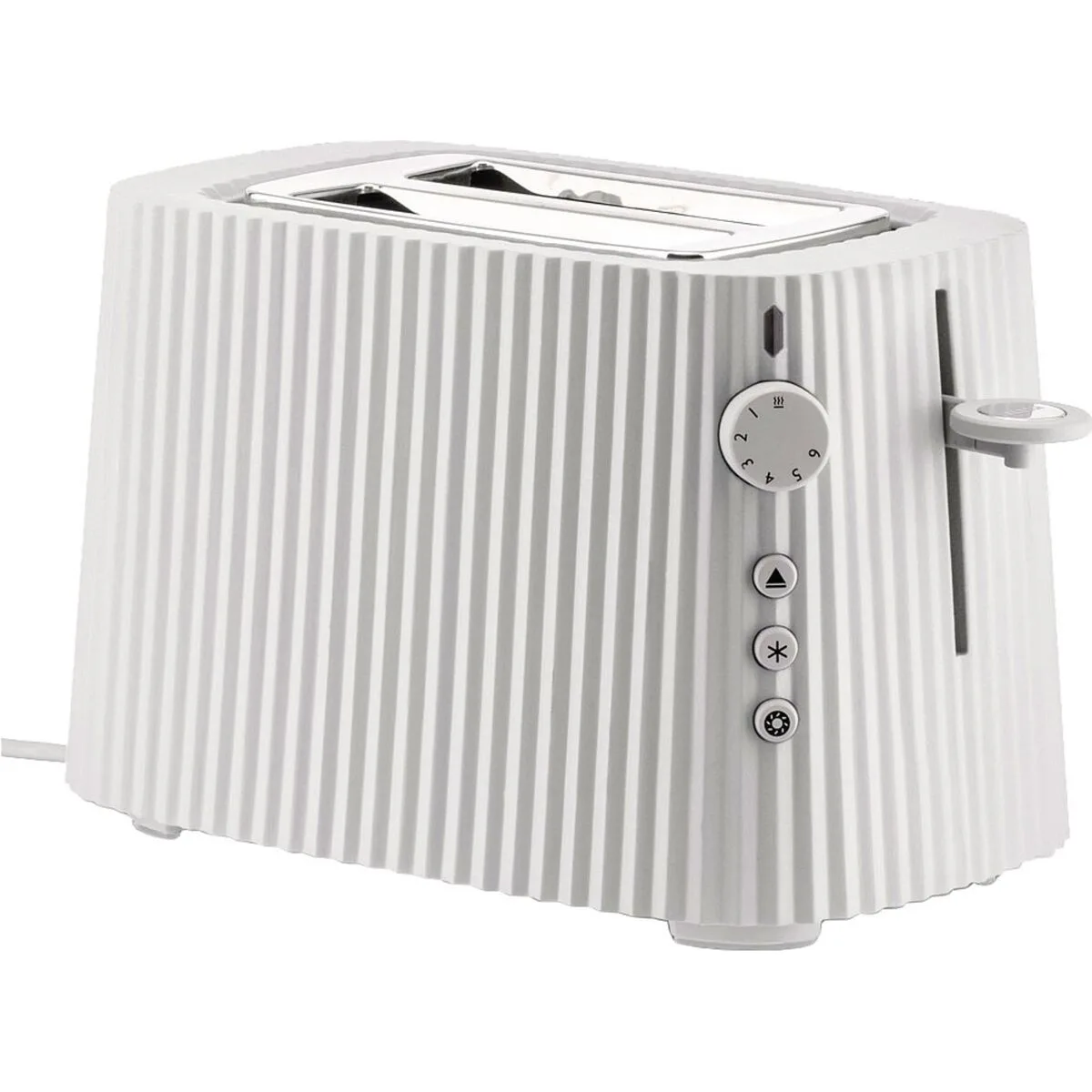 Alessi Plissé brødrister hvit